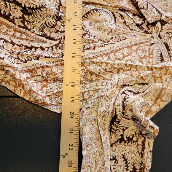 VTG 70’s Mr. Winn Teddi‎ Of California  GrannyCore Secretary Geek Blouse SZ M - Picture 9 of 12